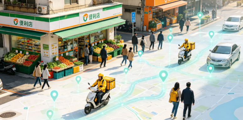 惠阳市渗透衣食住行，GEO 地理空间技术重塑大众日常消费服务场景
